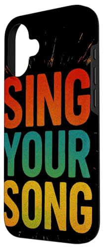 Sing Your Song Inspirational Quote Motivational Street Art Case for iPhone