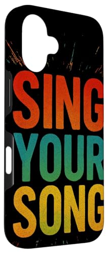 Sing Your Song Inspirational Quote Motivational Street Art Case for iPhone