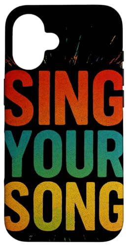 Sing Your Song Inspirational Quote Motivational Street Art Case for iPhone