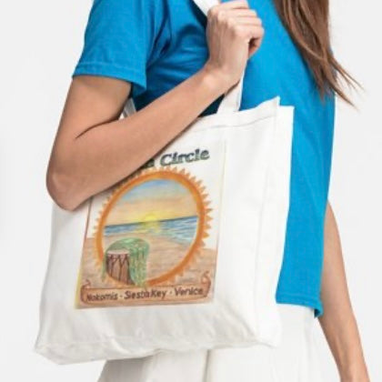 Drum Circle Tote Bag