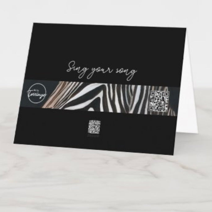 Zebra Card