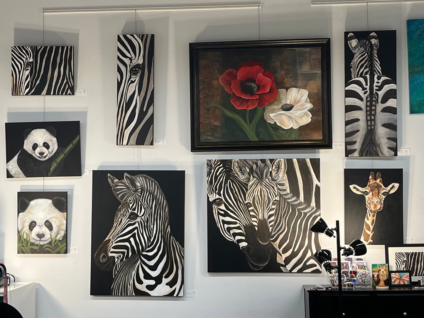 Zebra Eye Two painting in Art by Terrinye Studio with a variety of originals.
