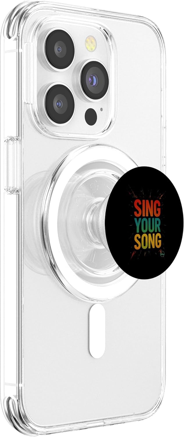 Sing Your Song Inspirational Quote Motivational Street Art PopSockets Adhesive , Magnetic PopSockets or Magnetic Pop Wallet