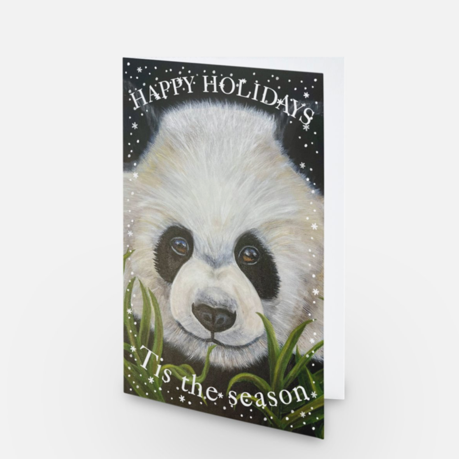 Panda Holiday Card