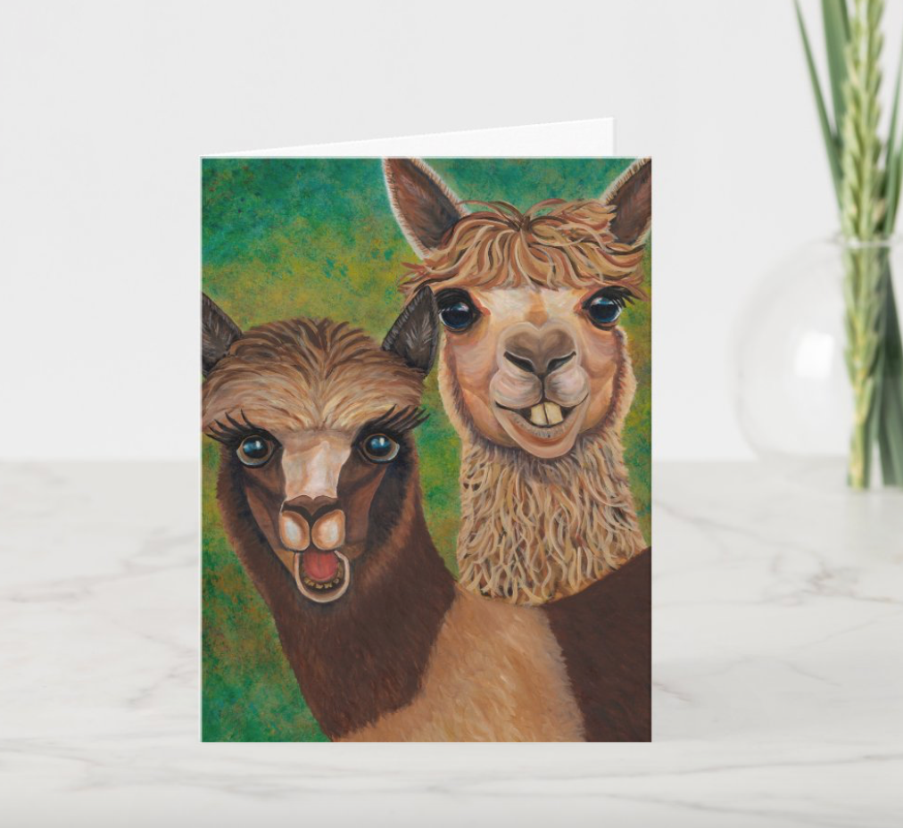 Alpaca Notecard