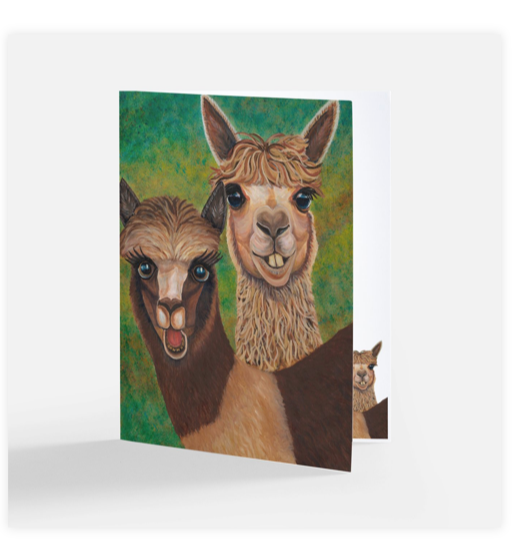 Alpaca Notecard