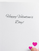 Pink Zebra Valentine Card