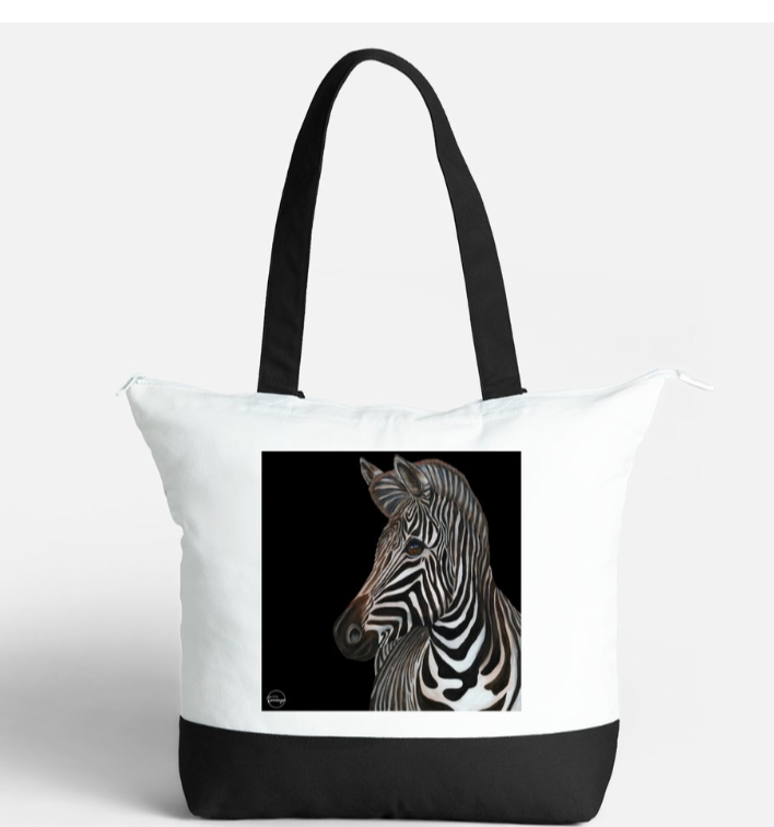 Tote Bag with Zipper