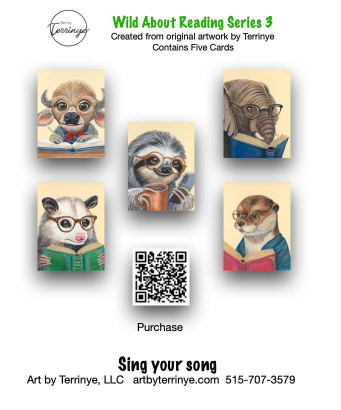 Wild About Reading Five Card Set