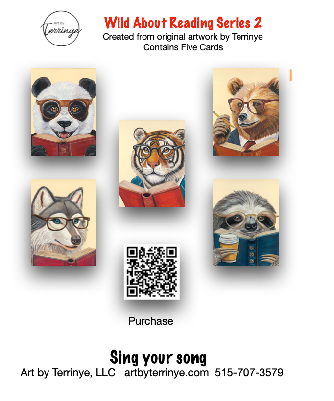 Wild About Reading Five Card Set