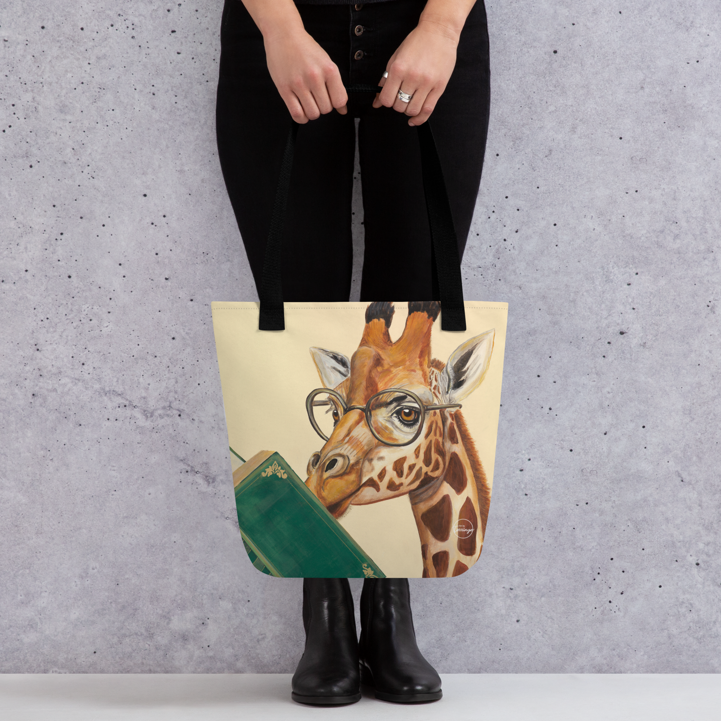 The Personalized  "Wild About Reading" Eco Tote Bag