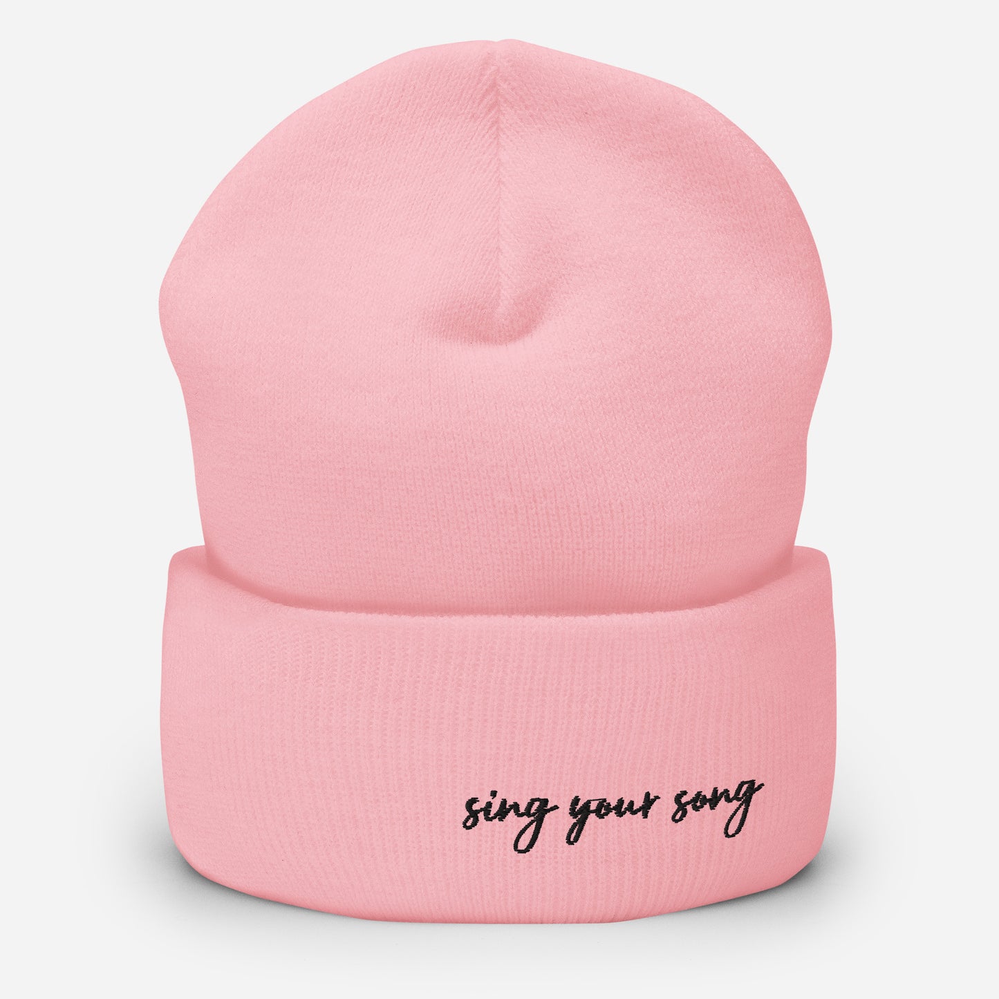 Sing Your Song Cuffed Beanie