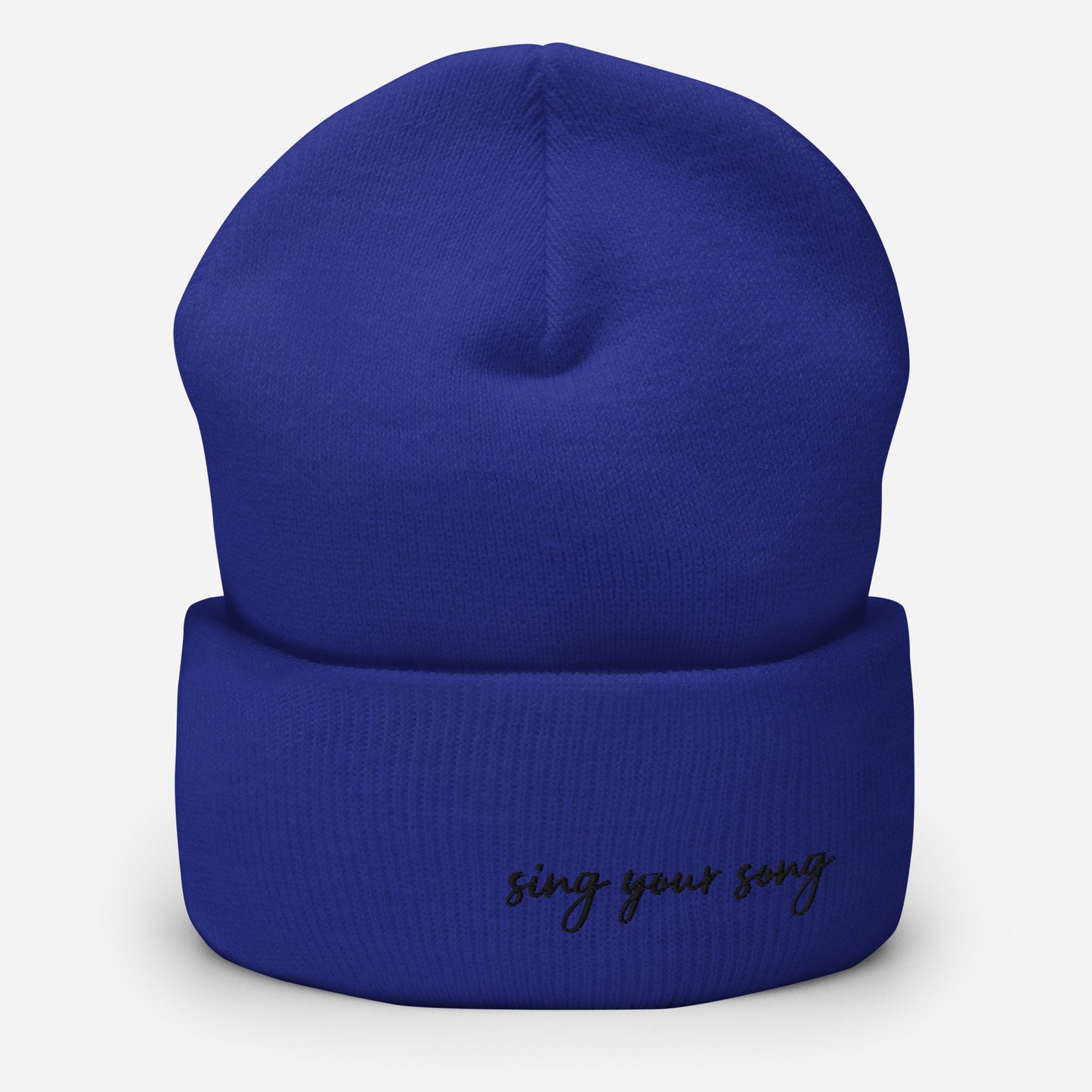 Sing Your Song Cuffed Beanie