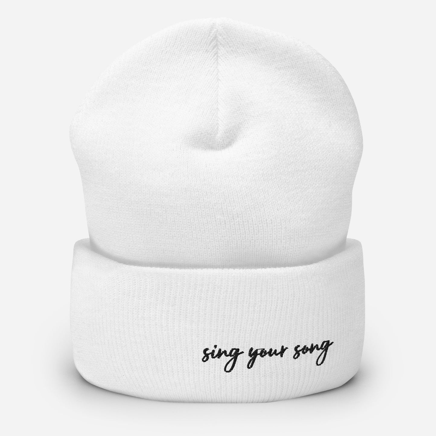 Sing Your Song Cuffed Beanie