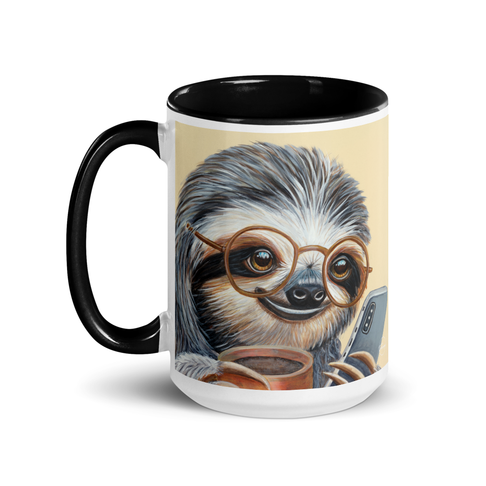 Sloth Scrolling Mug