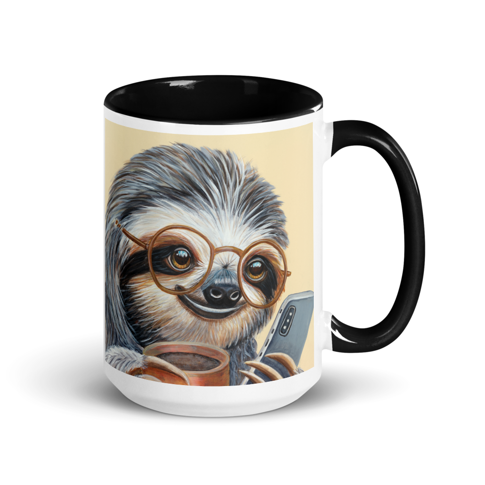 Sloth Scrolling Mug