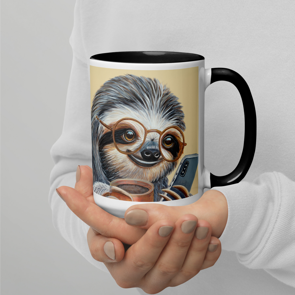 Sloth Scrolling Mug